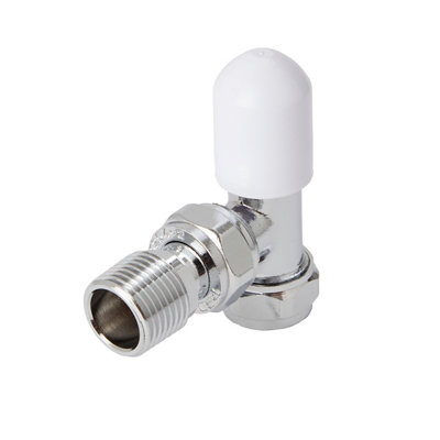 Flomasta Angled Lockshield (Dia)15Mm