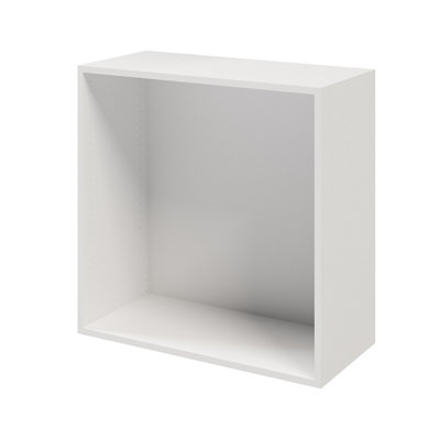 Goodhome Atomia Matt White Modular Furniture Cabinet, (H)750Mm (W)750Mm (D)350Mm