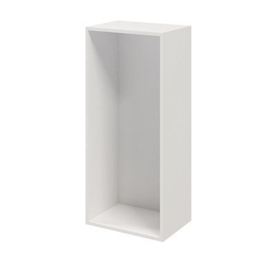 Goodhome Atomia Matt White Modular Furniture Cabinet, (H)1125Mm (W)500Mm (D)350Mm