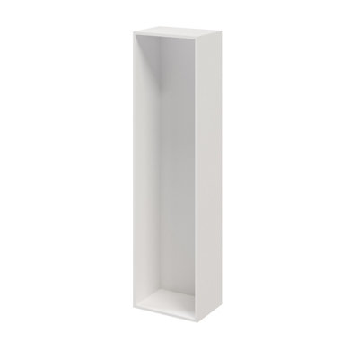 Goodhome Atomia Matt White Modular Furniture Cabinet, (H)1875Mm (W)500Mm (D)350Mm