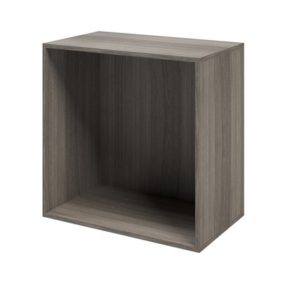 Goodhome Atomia Matt Grey Oak Effect Modular Furniture Cabinet, (H)750Mm (W)750Mm (D)450Mm