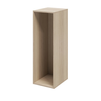 Goodhome Atomia Matt Oak Effect Modular Furniture Cabinet, (H)1125Mm (W)375Mm (D)450Mm