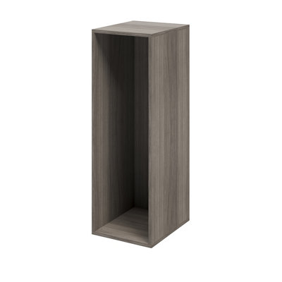 Goodhome Atomia Matt Grey Oak Effect Modular Furniture Cabinet, (H)1125Mm (W)375Mm (D)450Mm