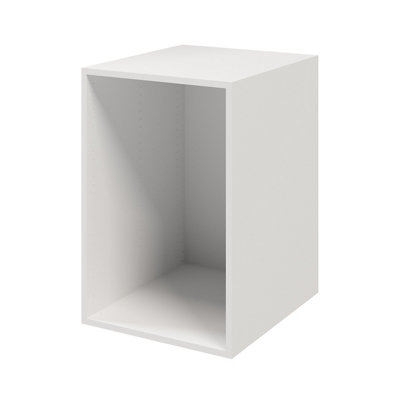 Goodhome Atomia Matt White Modular Furniture Cabinet, (H)750Mm (W)500Mm (D)580Mm