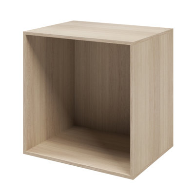 Goodhome Atomia Matt Oak Effect Modular Furniture Cabinet, (H)750Mm (W)750Mm (D)580Mm
