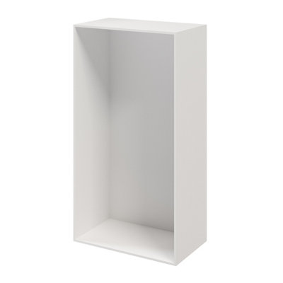 Goodhome Atomia Matt White Modular Furniture Cabinet, (H)1875Mm (W)1000Mm (D)580Mm