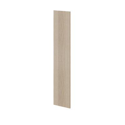 Goodhome Atomia Matt Oak Effect Non-Mirrored Modular Furniture Door, (H) 1872Mm (W) 372Mm
