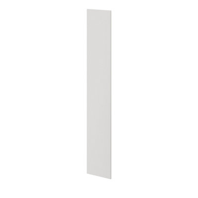 Goodhome Atomia Matt White Non-Mirrored Modular Furniture Door, (H) 2247Mm (W) 372Mm