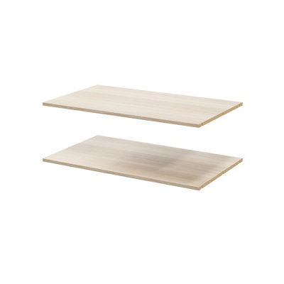 Goodhome Atomia Matt Oak Effect Shelf, (L)964Mm (D)562Mm