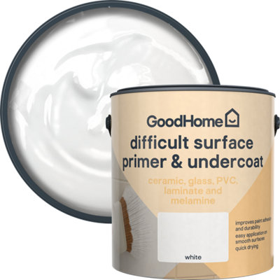 Goodhome Difficult Surfaces White Primer & Undercoat, 2.5L