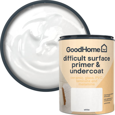 Goodhome Difficult Surfaces White Primer & Undercoat, 750Ml