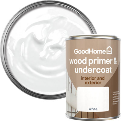 Goodhome White Multi-Surface Wood Primer & Undercoat, 250Ml
