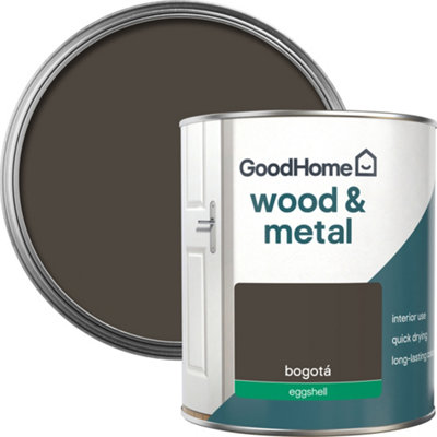 Goodhome Bogotá Eggshell Metal & Wood Paint, 750Ml