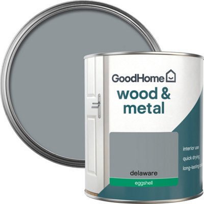Goodhome Delaware Eggshell Metal & Wood Paint, 750Ml