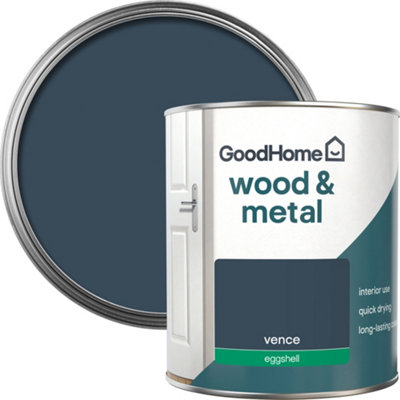 Goodhome Vence Eggshell Metal & Wood Paint, 750Ml