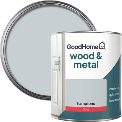 Goodhome Hamptons Gloss Metal & Wood Paint, 750Ml