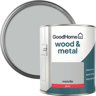 Goodhome Melville Gloss Metal & Wood Paint, 750Ml