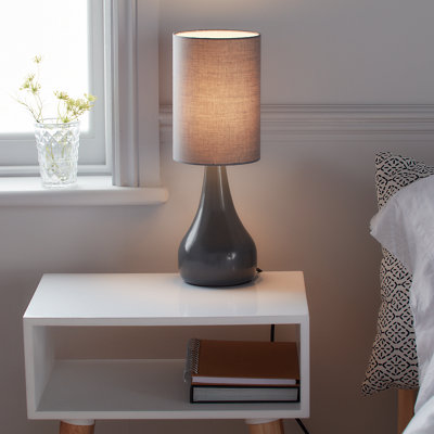 Goodhome Tertrez Grey Table Light