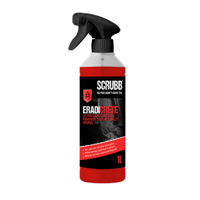Scrubb Light Eradicrete Concrete Remover, 1L Trigger Spray Bottle
