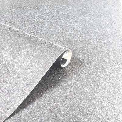 Arthouse Silver Glitter Effect Sequin Sparkle Textured Wallpaper