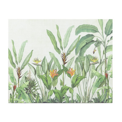 Arthouse Tropical Palm Green Canvas Art (H)40Cm X (W)50Cm