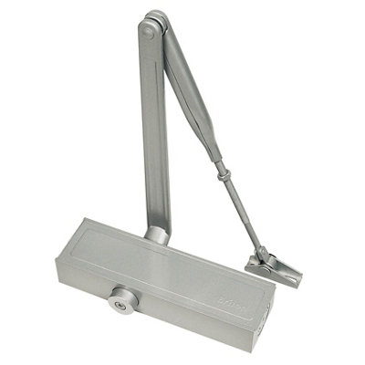 Briton 1110.Ses Silver Adjustable Overhead Closer
