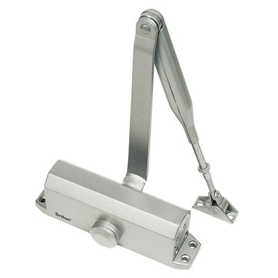 Briton 121Ce.ses Silver Adjustable Overhead Closer