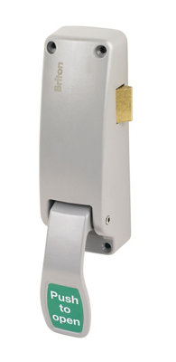 Briton Steel Reversible Push Pad Rim Panic Latch