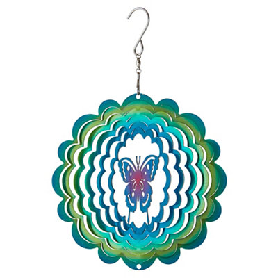 Flamboya Butterfly Wind Spinner 15Cm