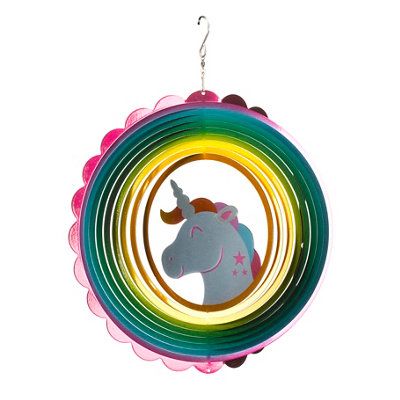 Flamboya Unicorn Wind Spinner 15Cm