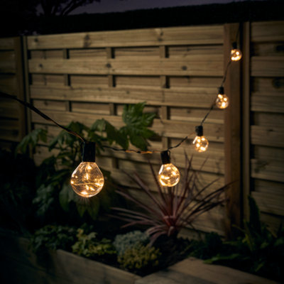 Smart Garden Firefly Festoon Mains-Powered (Plug-In & Wired) Warm White 10 Led Indoor & Outdoor String Lights
