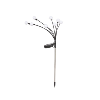 Smart Garden Black Globes Solar-Powered 1Lm Led Outdoor Stake Light