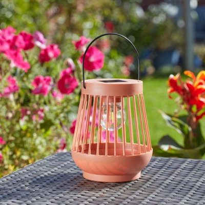 Smart Solar Viva Sunburn Metal & Plastic Solar-Powered Outdoor Led Small Lantern