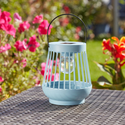 Smart Solar Viva Arona Metal & Plastic Solar-Powered Outdoor Led Small Lantern