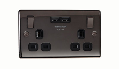British General Socket With Usb