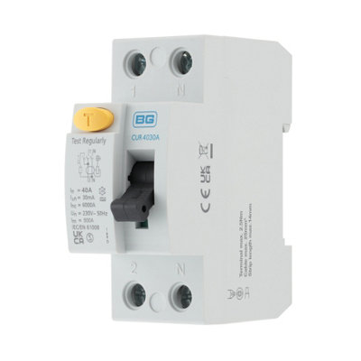 Bg 40A 30Ma 2 Residual Current Device (Rcd)