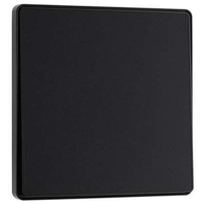 Bg 20A 2 Way 1 Gang Light Switch Screwless Matt Black
