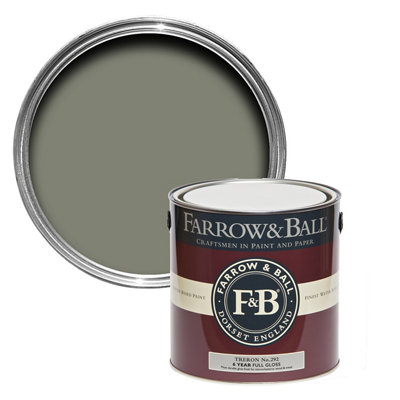 Farrow & Ball Interior Treron No.292 Gloss Metal & Wood Paint, 2.5L
