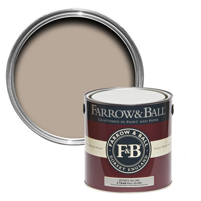 Farrow & Ball Jitney No.293 Gloss Metal & Wood Paint, 2.5L