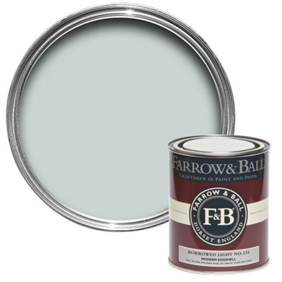 Farrow & Ball Modern Borrowed Light No.235 Eggshell Paint, 750Ml