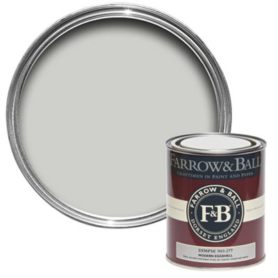 Farrow & Ball Modern Dimpse No.277 Eggshell Paint, 750Ml
