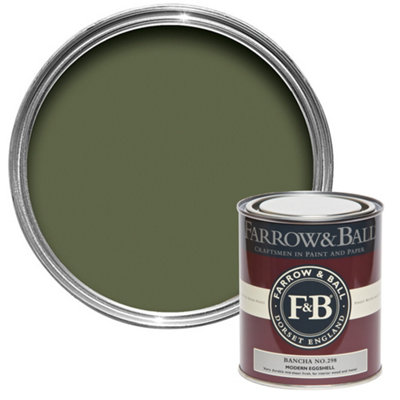 Farrow & Ball Modern Bancha No.298 Eggshell Paint, 750Ml