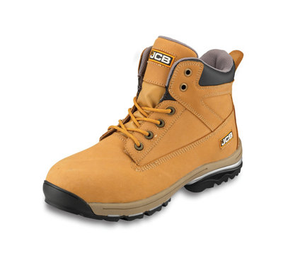 Jcb Workmax Honey Safety Boots, Size 10