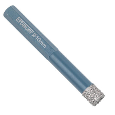 Erbauer Tile Drill Bit (Dia)10Mm (L)80Mm