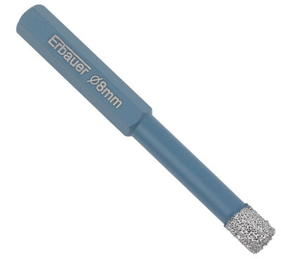 Erbauer Tile Drill Bit (Dia)8Mm (L)80Mm