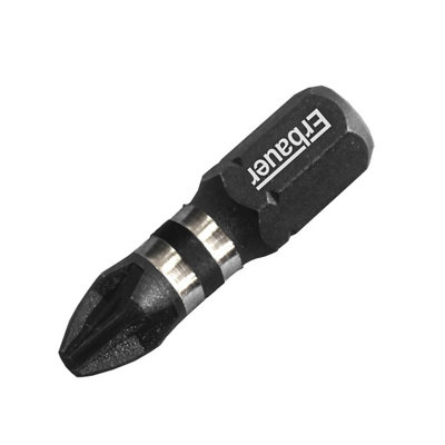 Erbauer Ph3 Impact Screwdriver Bits (L)25Mm, Pack Of 3