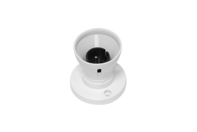 Pms White Bayonet Cap (B22) Straight Batten Lampholder 8332