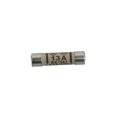 B&Q 13A Fuse (Dia)6.3Mm, Pack Of 20