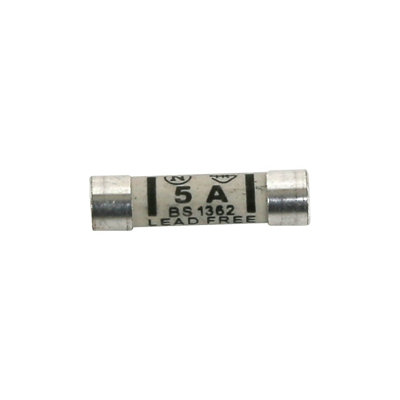B&Q 5A Fuse (Dia)6.3Mm, Pack Of 4