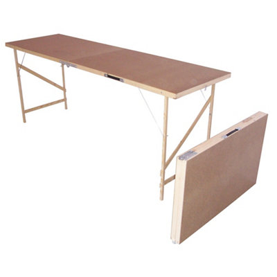 B&Q Foldable Pasting Table, (L)1780Mm (W)560Mm (H)740Mm